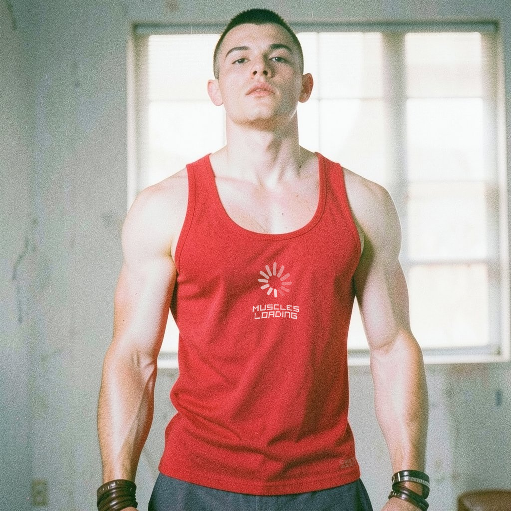 Camiseta Tank Top Gym Muscles Loading