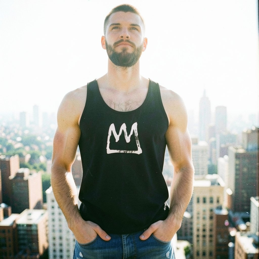 Camiseta Tank Top Gym Royal