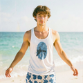 Camiseta Tank Top Playa Tiburón