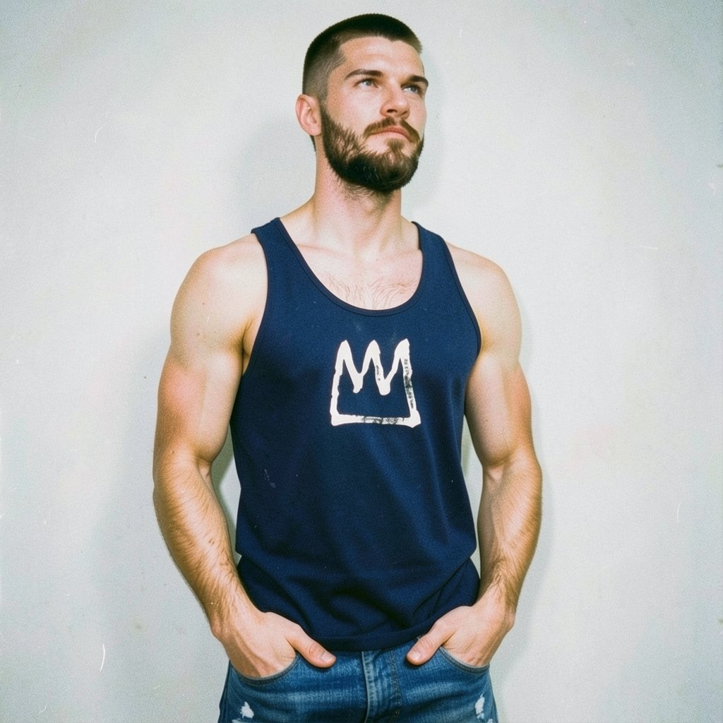 Camiseta Tank Top Gym Royal